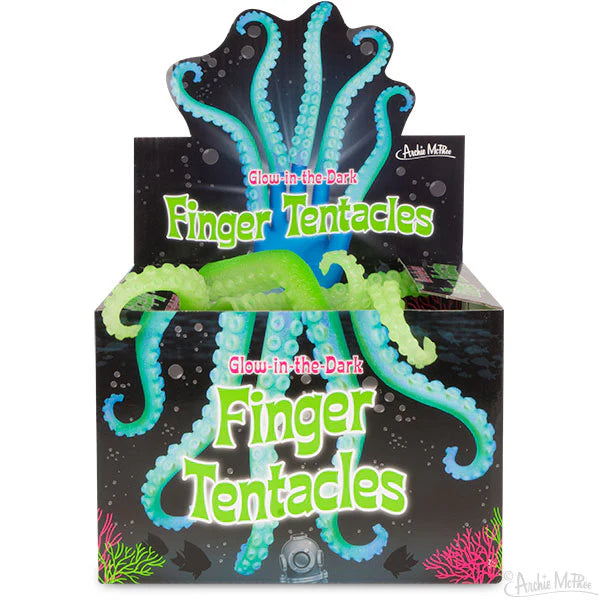 Glow-in-the-Dark Finger Tentacles - Bulk Box