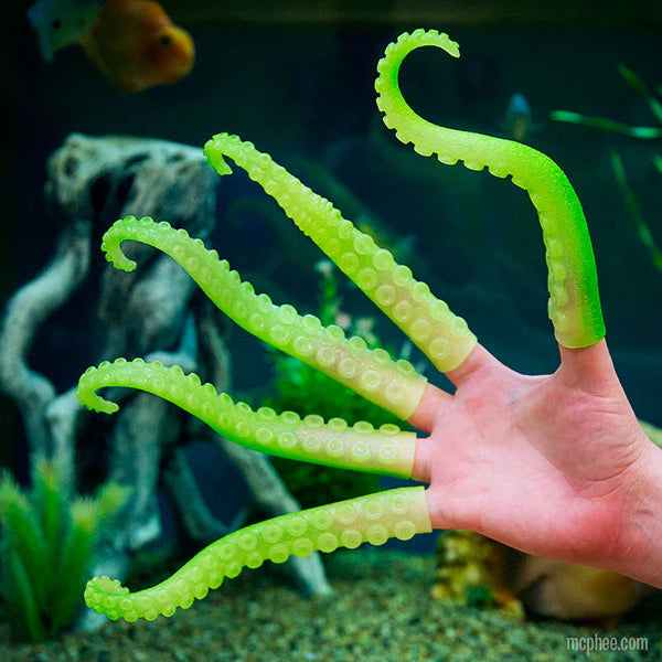 Glow-in-the-Dark Finger Tentacles - Bulk Box