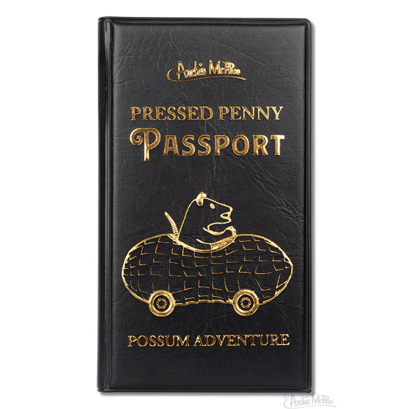 Possum in a Peanut Pressed Penny Passport