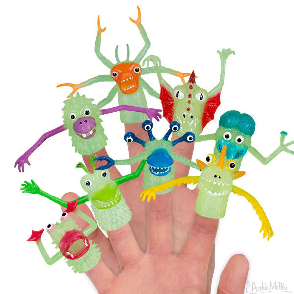 Glow-in-the-Dark Finger Monsters - Bulk Box