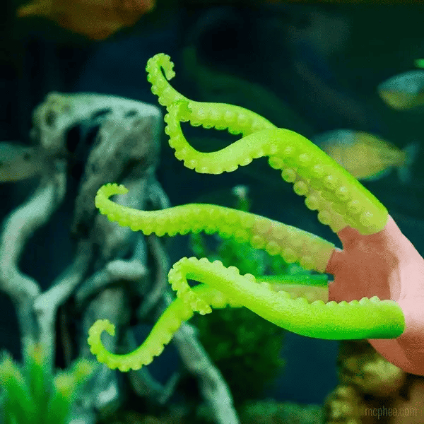 Glow-in-the-Dark Finger Tentacles - Bulk Box