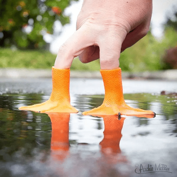 Duck Feet Finger Puppets - Bulk Box