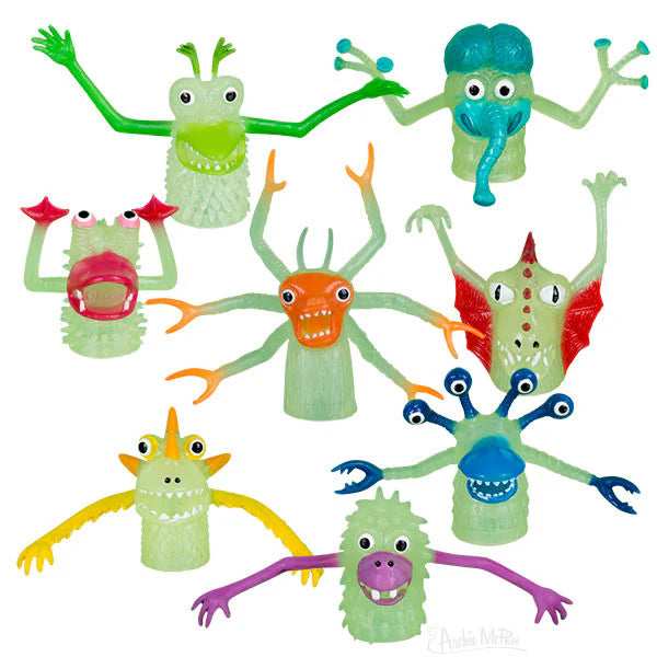 Glow-in-the-Dark Finger Monsters - Bulk Box