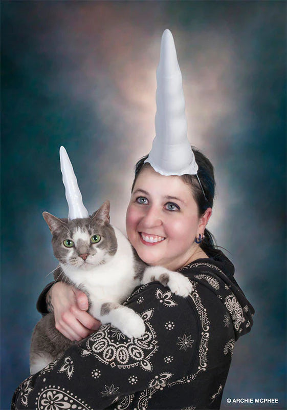 Inflatable Unicorn Horn for Cats