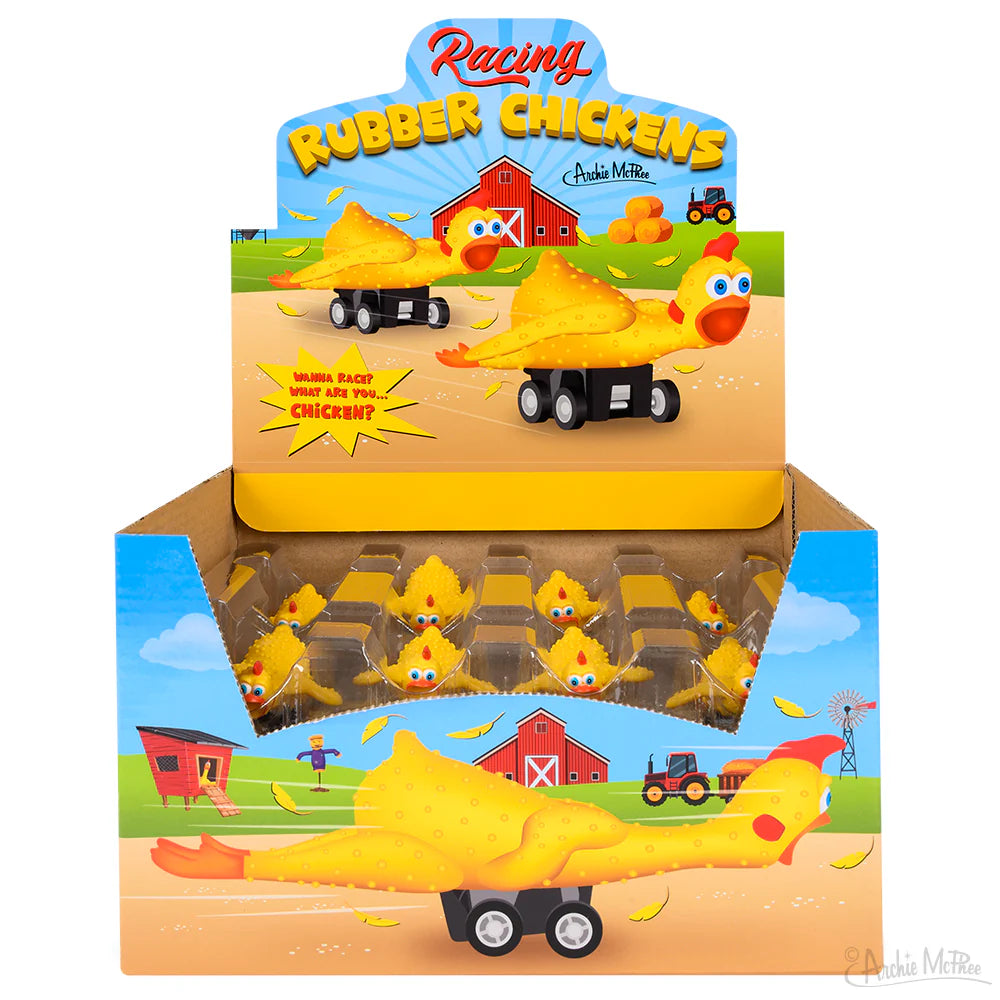 Racing Rubber Chickens Bulk Box