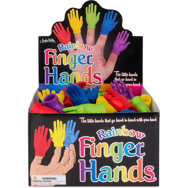 Rainbow Finger Hands Bulk Box