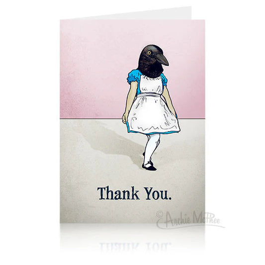 Crow Thank You Card