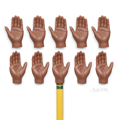 Finger Hands For Finger Hands - Dark Skin Tone - Set of 10