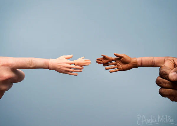 Finger Hands For Finger Hands - Dark Skin Tone - Set of 10