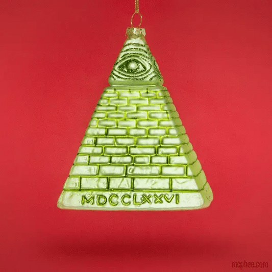 Dollar Pyramid Ornament