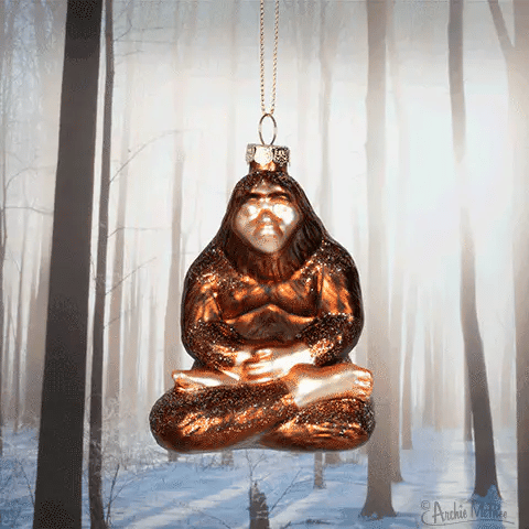 Enlightened Bigfoot Ornament