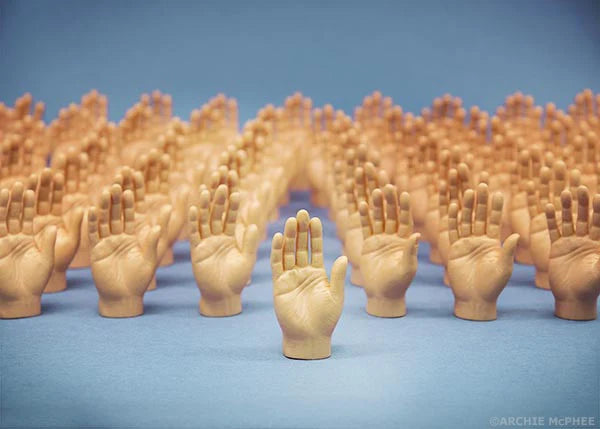 Finger Hands Light Skin Tone - Set of 10