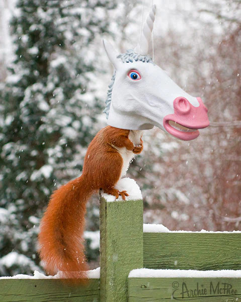 Unicorn Squirrel Feeder